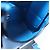 Borsa a mano in pelle blu argento Gancini di Salvatore Ferragamo Auth 103652AM - vista 20