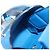 Borsa a mano in pelle blu argento Gancini di Salvatore Ferragamo Auth 103652AM - vista 21