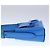Borsa a mano in pelle blu argento Gancini di Salvatore Ferragamo Auth 103652AM - vista 3