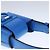 Borsa a mano in pelle blu argento Gancini di Salvatore Ferragamo Auth 103652AM - vista 6
