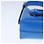 Borsa a mano in pelle blu argento Gancini di Salvatore Ferragamo Auth 103652AM - vista 8
