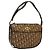 Borsa a spalla in tela Trotter Christian Dior marrone oro Auth 123107 D'oro