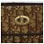 Borsa a spalla in tela Trotter Christian Dior marrone oro Auth 123107 D'oro - vista 17