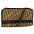 Borsa a spalla in tela Trotter Christian Dior marrone oro Auth sw647 D'oro