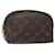 LOUIS VUITTON Monogram Pochette Cosmetic PM Cosmetic Pouch M47515 LV Auth 123776 Cloth  ref.2226761