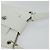 Bulgari Borsa a Spalla BVLGARI in Pelle Bianca Argento Auth bs25565 Bianco - vista 6