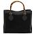 Borsa a mano GUCCI Bamboo Camoscio Nero Oro 002 2853 0260 0 Auth mr1295 D'oro - vista 2