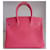 Hermès Bolso Hermes Birkin 30 rosa azalea / topo Gris  - vista 2