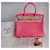 Hermès Bolso Hermes Birkin 30 rosa azalea / topo Gris  - vista 4
