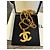 Chanel Vintage Large Gold CC Logo Pendant Chain Necklace Gold hardware - view 4