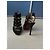 Sandali Christian Louboutin in pelle nera Nero - vista 4