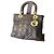 Borsa Lady Dior Dior in pelle marrone media