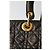 Borsa Lady Dior Dior in pelle marrone media - vista 3