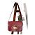 Borsa Céline Triomphe in pelle bordeaux Bordò