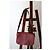 Borsa Céline Triomphe in pelle bordeaux Bordò - vista 6