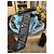 Borsa a mano Lancel Brigitte Bardot Bianca Blu Marrone Scuro Bianco Silver hardware - vista 4