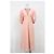 Vestido midi V-neck Zimmermann en lino rosa Melocotón - vista 6