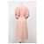 Vestido midi V-neck Zimmermann en lino rosa Melocotón - vista 8