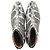 Aeyde Snakeskin-Effect Ankle Boots in Animal Print Leather - view 3