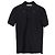 Polo de algodão preto com aplique de estrela Givenchy