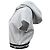 Sudadera corta Alexander Wang T. en terciopelo gris - vista 2