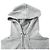 Sudadera corta Alexander Wang T. en terciopelo gris - vista 5