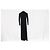 Balenciaga Ripp-Turtleneck-Maxikleid aus schwarzer Viskose - Ansicht 8