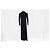 Balenciaga Ripp-Turtleneck-Maxikleid aus schwarzer Viskose - Ansicht 9