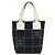 2.55 Borsa a mano in tela Choco Bar con cucitura selvaggia Chanel Coco Mark Nero