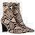 Aeyde Snakeskin-Effect Ankle Boots in Animal Print Leather - view 4