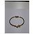 Céline Bracciale articolato Celine Triomphe in metallo dorato D'oro Metallico - vista 9