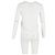 Camiseta de algodón blanco con cuello adornado Maje Crudo - vista 6