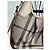 Burberry House Check graues/beiges Canvas Schultertasche - Ansicht 2