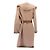Louis Vuitton Abrigo de lana beige con monogramas Camello - vista 2