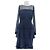 Autre Marque Abito in seta blu navy HOLMES & YANG