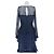 Autre Marque Abito in seta blu navy HOLMES & YANG - vista 2