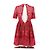 Vestido rojo bordado de algodón Elie Saab Roja - vista 2