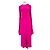 Petar Petrov Satin Kleid lang Rosa Pink