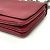 Borsa a spalla in pelle rossa Prada Rosso - vista 4