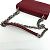 Borsa a spalla in pelle rossa Prada Rosso - vista 7