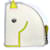 Hermès Billetera compacta Cheval Paddock Hermes Blanco Amarillo