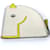 Hermès Billetera compacta Cheval Paddock Hermes Blanco Amarillo - vista 2