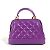Borsa a spalla mini trapuntata Chanel AP4109 Porpora - vista 2