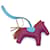 Hermès Porte-clés en forme de charme de sac MM Rodeo Cheval Hermes Violet  - vue 2