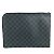 Borsa Pochette Jour GM Damier Graphite di Louis Vuitton America's Cup Nero Bianco Rosso - vista 2