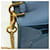 Borsa a catena con logo Prada 1DH044 Blu - vista 13