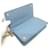 Borsa a catena con logo Prada 1DH044 Blu - vista 9