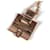 Hermès Hermes Eileen Chain H Logo Necklace Black Golden  - view 7