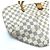 Borsa a Spalla Louis Vuitton Damier Azur Salina PM Bianco - vista 5