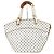 Borsa a Spalla Louis Vuitton Damier Azur Pompron GM Bianco